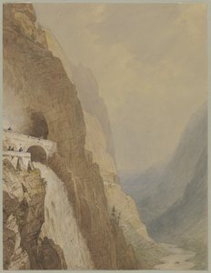 Der Splügenpass von Carl Morgenstern