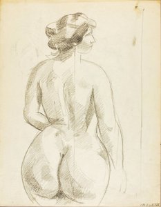 Stehender weiblicher Akt