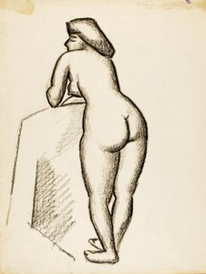 Stehende weibliche Akt von Carl Newman
