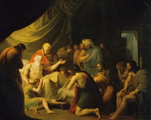 Jakob segnet die Söhne Josephs