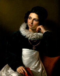 Rosalia Klieber, die Gattin des Bildhauers Josef Klieber von Carl Peter Goebel d. Ä.