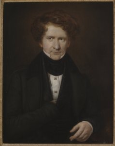 Porträt des Komponisten Adolf Fredrik Lindblad (1801-1878) von Carl Peter Mazer