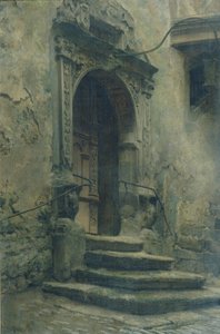 Rathaus in Rothenburg von Carl Probst