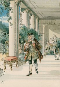 Friedrich der Große (1712-1786) in Rheinberg von Carl Rohling