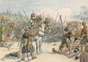 Joachim II. führt die Schlacht in den Türkenkriegen 1542
