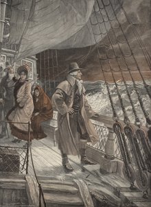 Auf dem Deck eines Schiffes von Carl Rohling
