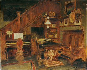 Atelier des Künstlers in Venedig von Carl Schuch