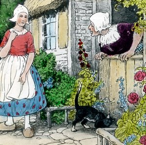 Brüder Grimm - Märchen - Frau Holle, um 1910