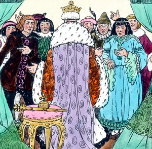 Brüder Grimm - Märchen - Das tapfere Schneiderlein, um 1910 von Carl Simon