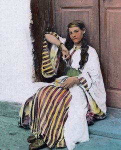 Marokko, junge marokkanische Mädchen, Bilddatum: um 1910