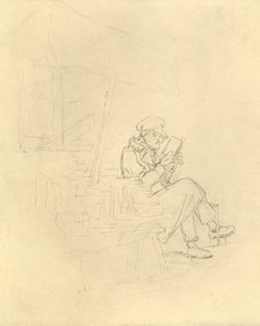 Der Antiquar, Mitte-Ende 19. Jahrhundert, ca. 1924 von Carl Spitzweg