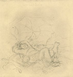 Der Landschaftsmaler I, Mitte-Ende 19. Jahrhundert, ca. 1924 von Carl Spitzweg