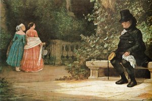 Der Witwer von Carl Spitzweg