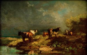 Kühe in Landschaft