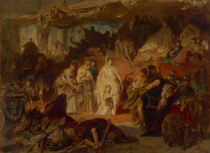 Thusnelda im Triumphzug des Germanikus von Carl Theodor von Piloty