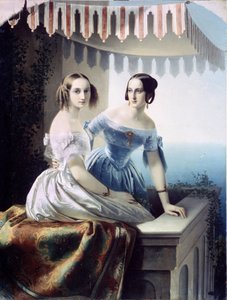 Porträt der Großherzoginnen Maria Nikolajewna von Russland von Carl Timoleon von Neff