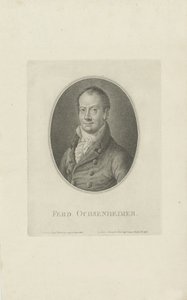 Porträt von Ferdinand Ochsenheimer 1767-1822, 1807 von Carl Traugott Riedel