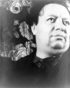 Diego Rivera, während eines Besuchs in New York von Carl Van Vechten
