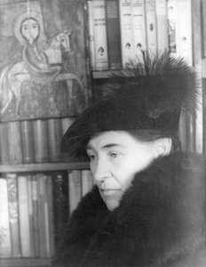 Willa Cather (1873-1947) 22. Januar 1936 (s/w Foto) von Carl Van Vechten