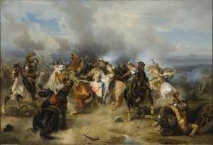 Tod von König Gustav II. Adolf von Schweden in der Schlacht von Lützen am 6. November 1632