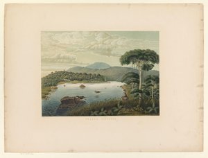 Ansicht des Patenggang-Sees von Carl Wilhelm Mieling (possibly)