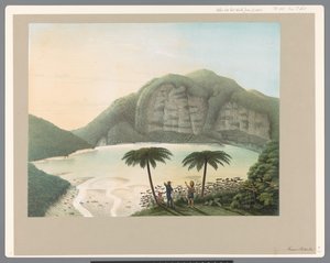 Kratersee des Vulkans Patocha auf Java von Carl Wilhelm Mieling (possibly)