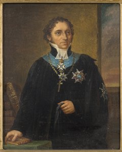 Porträt von Johan Olof Wallin (1779-1839) von Carl Wilhelm Nordgren