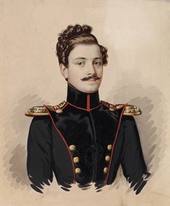 Porträt von Artemy Dmitrievich Raevsky 1814-1853, 1835 von Carl von Hampeln