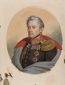 Porträt von Graf Pjotr Petrowitsch Konownizyn, 1764-1822, frühe 1820er Jahre von Carl von Hampeln