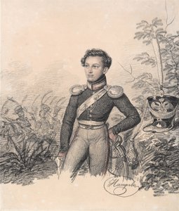 Porträt von Pavel Kotlubitsky, Ende der 1810er Jahre von Carl von Hampeln