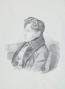 Porträt von Vasily Viktorovich Kochubey 1812-1850, c. 1832 von Carl von Hampeln
