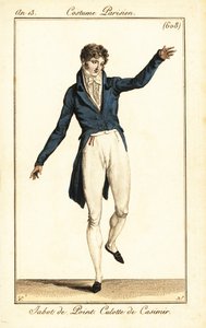 Dandy tanzt auf einem Ball, Paris