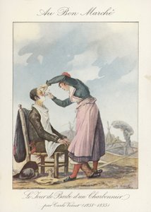 Der Tag des Barden eines Köhlers von Carle (after) Vernet
