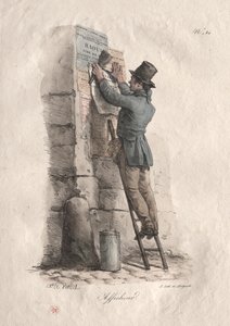 Plakatkleber von Carle Vernet