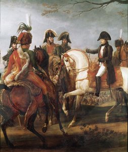 Der Kaiser Napoleon I. gibt den Befehl vor der Schlacht von Austerlitz am 2. Dezember 1805 (Detail)