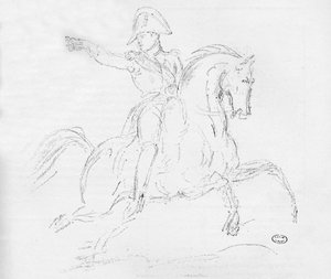 Napoleon zu Pferd, 18. Jahrhundert