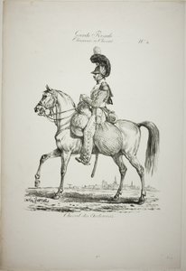 Königliche Garde, normannischer berittener Leichtinfanterist und Pferd, Nr. 4