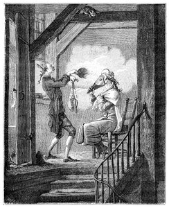 Die Toilette des Gerichtsschreibers, 1885 von Carle Vernet