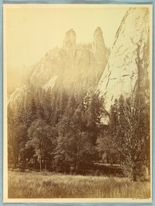 Kathedralenspitzen, Yosemite von Carleton E. Watkins