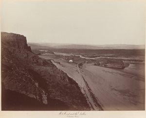Mt. Hood und die Dalles, Columbia River von Carleton E. Watkins