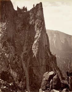 Sentinel Rock, Yosemite, ca. 1872, gedruckt ca. 1876