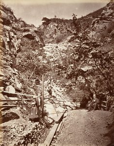 Heiße Schwefelquellen, Santa Barbara, 1876