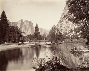 Blick ins Yosemite-Tal von Carleton Emmons Watkins