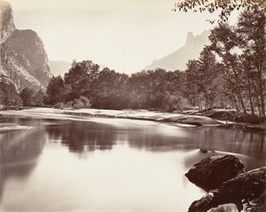 Blick ins Yosemite-Tal, ca. 1872, gedruckt ca. 1876