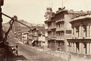 Nordseite der California Street, 1864, gedruckt ca. 1876