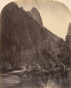 Flussansicht, Sentinel, 3270 Fuß, 1861 von Carleton Emmons Watkins