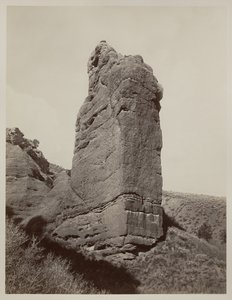 Sentinel Rock, Echo Canyon, Utah von Carleton E. Watkins