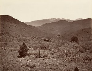 Sutro-Tunnelstraße nach Virginia City, 1875, gedruckt ca. 1876