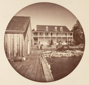 Warm Springs Hotel Lake Tahoe, ca. 1878