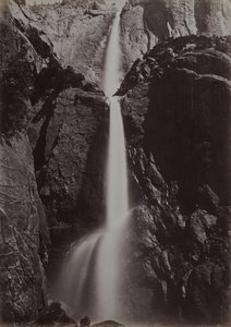Yosemite Falls, Ansicht von unten, ca. 1878 von Carleton Emmons Watkins
